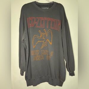 Led Zeppelin Crewneck Sweater Dress